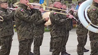 Musztra paradna Orkiestry Wojska Polskiego z Radomia.