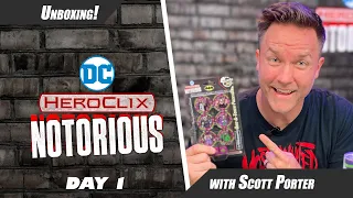 Enter the Gallery of Rogues! | DC HeroClix: Notorious Unboxing with Scott Porter | Day 1