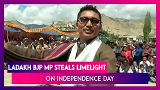 Ladakh BJP MP Jamyang Namgyal Performs Traditional Dance On Occasion Of 73rd Independence Day