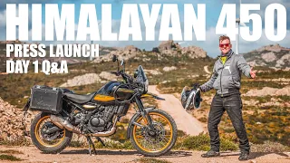 ROYAL ENFIELD HIMALAYAN 450 Sardinia Press Launch | Hotel Tour + YOUR  Questions Answered!