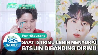 Istrimu Lebih Menyukai BTS Dibanding Dirimu |Fun-Staurant |SUB INDO201113 Siaran KBS World TV |