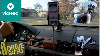 VICSEED Car Dashboard Phone Mount | Glows In The Dark!