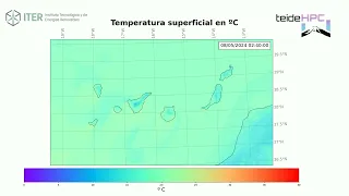 Canary Islands Temperature forecast: 20240507