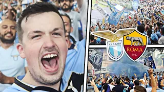 LAZIO ULTRAS, SCENES & ATMOSPHERE!! | LAZIO 3-2 ROMA - THE ROME DERBY