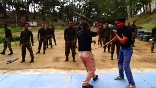 Indian Special Forces training in Shifu Kanishka Pekiti Tirsia Kali