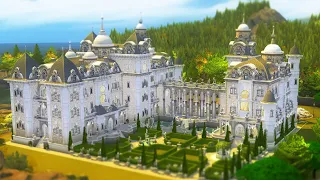 I built BEAUXBATONS Castle in The Sims 4 - #HarryPotterWorld