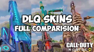 All 4 Legendary DLQ Comparision | COD Mobile | CODM