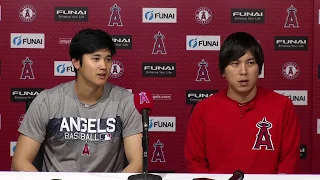 Shohei Ohtani explains swing adjustments, changes from Japan