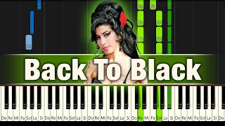 Amy Winehouse - Back To Black - Kolay Piyano