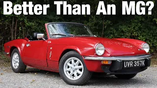 Triumph Spitfire Road Test - Better Than An MG? (1972 Mk4 1300 Driven)