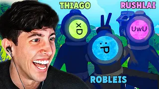 Robleis, Thiago y RUSHLAI juegan Content Warning 🎬