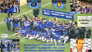 ASTON VILLA FC V CHELSEA FC - FA CUP FINAL 2000 - POST MATCH CELEBRATION - PART ELEVEN