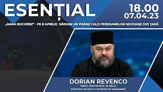 Esențial // „Masa Bucuriei”   pe 8 aprilie  dăruim un prânz cald persoanelor nevoiașe din țară