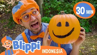 Taman Bermain Pumpkind🎃 | Blippi Bahasa Indonesia - Video Anak-Anak | Petualangan Blippi