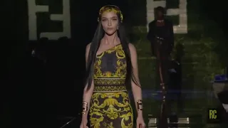 Gigi Hadid & Naomi Campbell Walk for Versace x Fendi