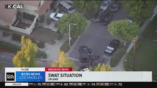 SWAT in standoff in Upland