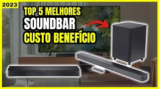 ATUALIZADO - Top 5 Melhores Soundbar Custo Benefício Para 2023  Soundbar Bom e Barato