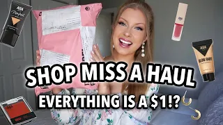 HUGE SHOP MISS A HAUL | $1 MAKEUP & ACCESSORIES!