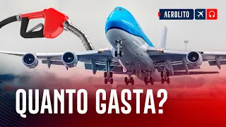 Quanto combustível um avião GASTA na DECOLAGEM? | EP. 997