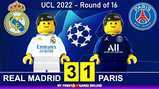 Real Madrid vs PSG 3−1 • Champions League 2022 • All Goals & Extеndеd Highlights in Lego Football