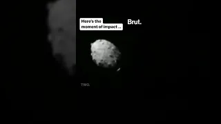 In an unprecedented experiment, NASA successfully crashed a spacecraft into an asteroid | #shorts