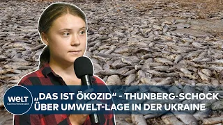 GRETA THUNBERG IN UKRAINE: Raketenterror - Klima-Aktivistin geschockt von Tod und Zerstörung