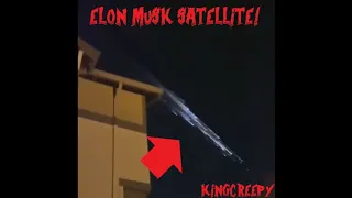 Elon Musk satellite falling from space!