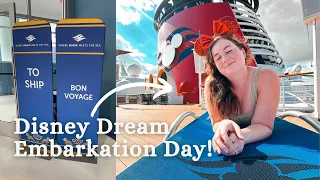 Disney Dream Embarkation Day! | Disney Cruise Line Vlog 2024