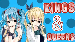 「AMV」Fairy Tail Girls - Kings & Queens (FLASH WARNING)