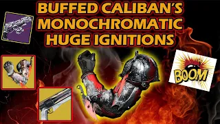 Hunter's Go BOOM Caliban's Hand Buffed! Solar Hunter Build -  Destiny 2 -  Season 22 Lightfall