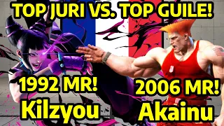 💥STREET FIGHTER 6 ➥ Kilzyou (JURI) VS. Akainu (GUILE ガイル) 4K MASTER RANKS 💥