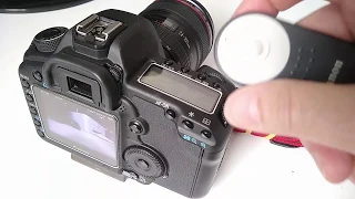 How to use and set the Canon RC6 wireless remote control on your DSLR camera for photos and videos