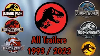 Evolution Jurassic park 1993 / 2022 Trailers