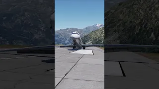 Stall landing, like hitting the runway, simulated