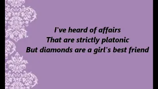 Marilyn Monroe - Diamonds Are A Girls Best Friend (Lyrics)