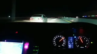 Honda civic reborn vs toyota mark x head to head drag race top speed