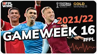 FPL Gameweek 16  | The FPL Wire | Fantasy Premier League Tips 2021/22