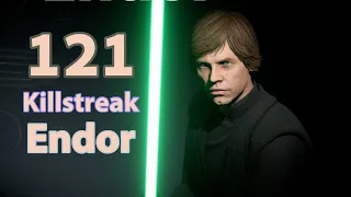 121 Luke Skywalker Killstreak (Endor) Star Wars Battlefront 2