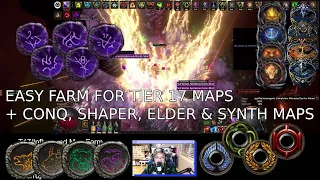 [PoE 3.24] Farming for T17 Maps (+ Conqueror, Shaper, Elder & Synth Maps!)