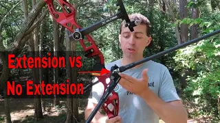 Stabilizer Extension vs No Stabilizer Extension My Experience | Olympic Recurve
