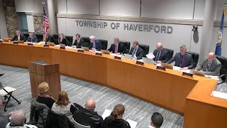 Haverford Township Board of Commissioners Meeting - December 9, 2019