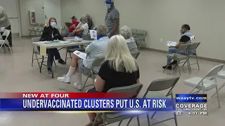 Clusters of unvaccinated areas in North Alabama raise concerns