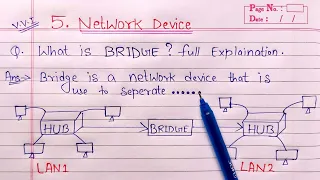 What is Bridge? full Explanation | Computer Networking