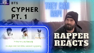 BTS - Cypher Part 1 "RAPPER REACTS" (First Time Listening)