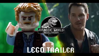 Jurassic World Trailer in LEGO Side by Side Comparison