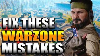 AVOID These Mistakes in WARZONE! Get BETTER at WARZONE! Warzone Tips! (Warzone Training)