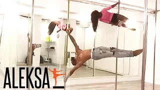 Pole Dance (Пол Дэнс) - Pole Sport - Pole Art. Тренеры Aleksa Studio - танец на пилоне.