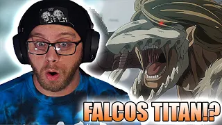 FALCOS TITAN FORM??! Attack On Titan 4x27 "Retrospective" Reaction!