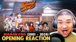 THIS ANIME IS UNDERRATED!!🔥 Shaman King All Openings (2001-2024) REACTION | Anime Opening Reaction