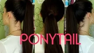 3 ПРОСТЫХ СПОСОБА как сделать МОДНЫЙ ХВОСТ / Easy ponytails hair tutorial